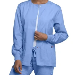 Cherokee Workwear Lab Coats & Jackets*Solid Color Warm Up Scrub Jacket