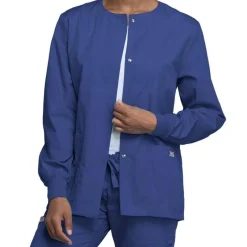Cherokee Workwear Lab Coats & Jackets*Solid Color Warm Up Scrub Jacket