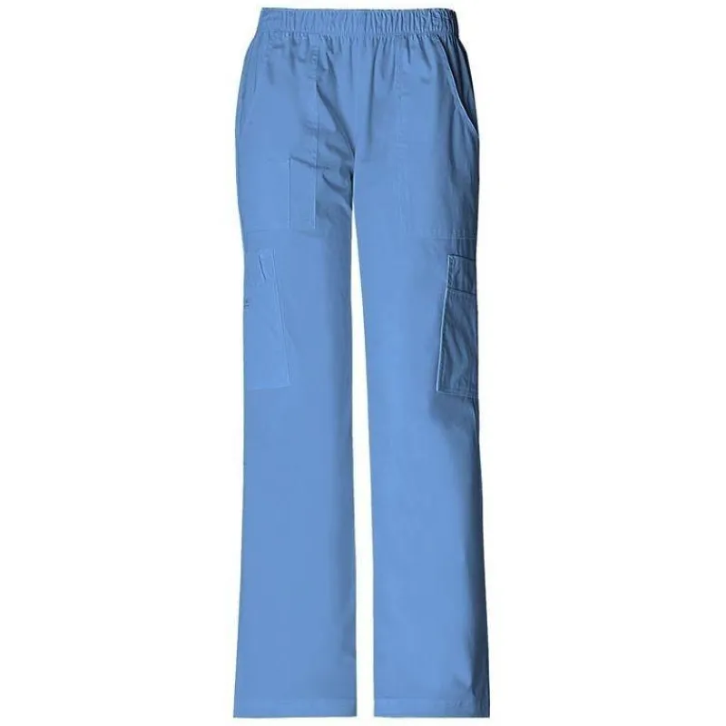 Cherokee Workwear Stretch Scrub Pants*Elastic Waist Scrub Pants - Petite
