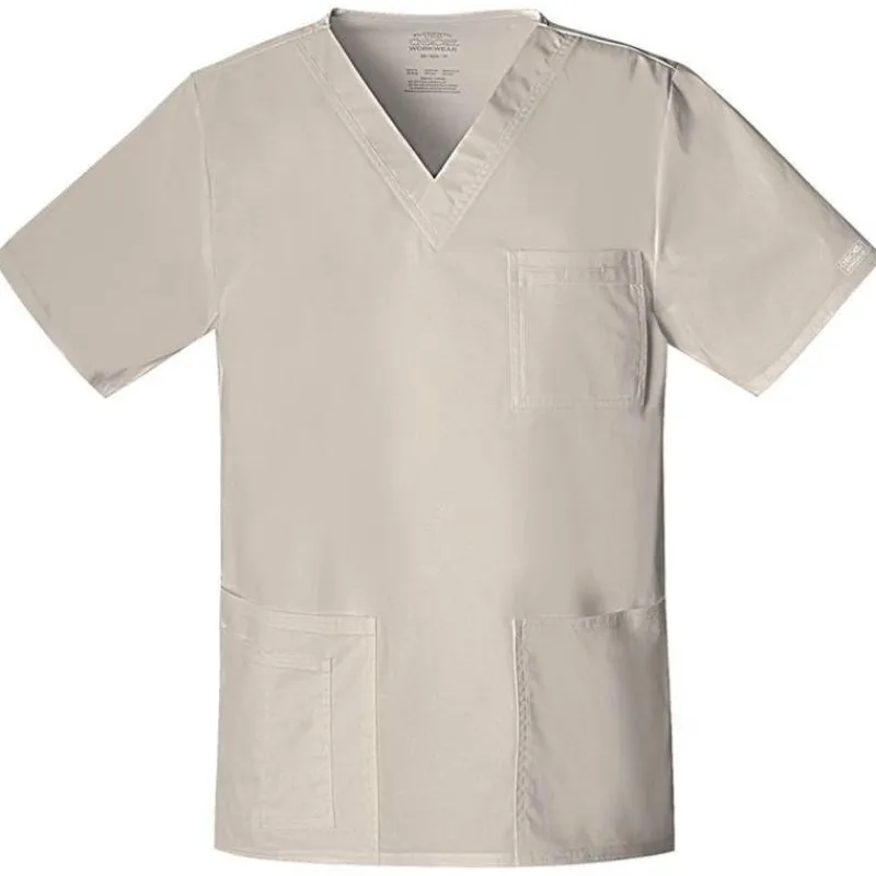Cherokee Workwear Stretch Scrub Tops*V-Neck Unisex Scrub Top