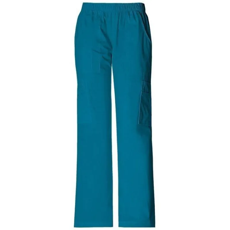 Cherokee Workwear Stretch Scrub Pants*Elastic Waist Scrub Pants - Petite