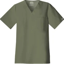 Cherokee Workwear Stretch Scrub Tops*Men's Stretch V Neck Scrub Top