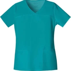 Cherokee Workwear Stretch Scrub Tops*Women's V-Neck Scrub Top