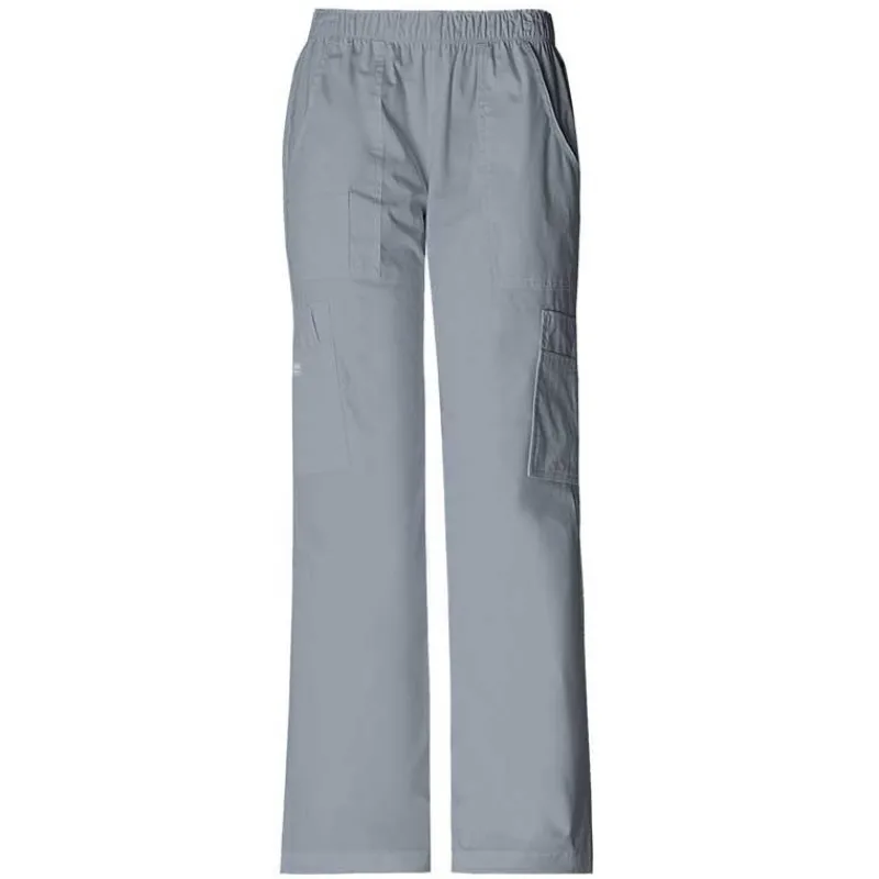 Cherokee Workwear Stretch Scrub Pants*Elastic Waist Scrub Pants - Petite