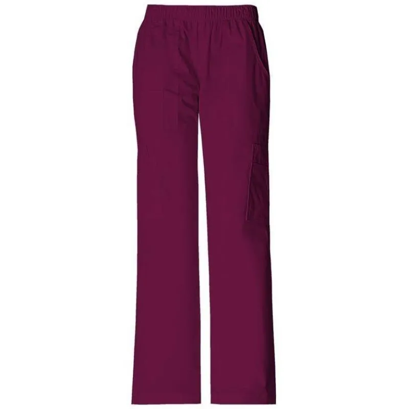 Cherokee Workwear Stretch Scrub Pants*Elastic Waist Scrub Pants - Petite