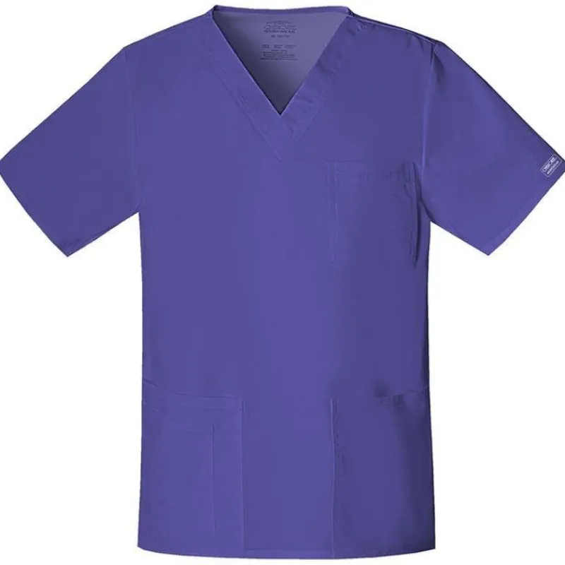Cherokee Workwear Stretch Scrub Tops*V-Neck Unisex Scrub Top