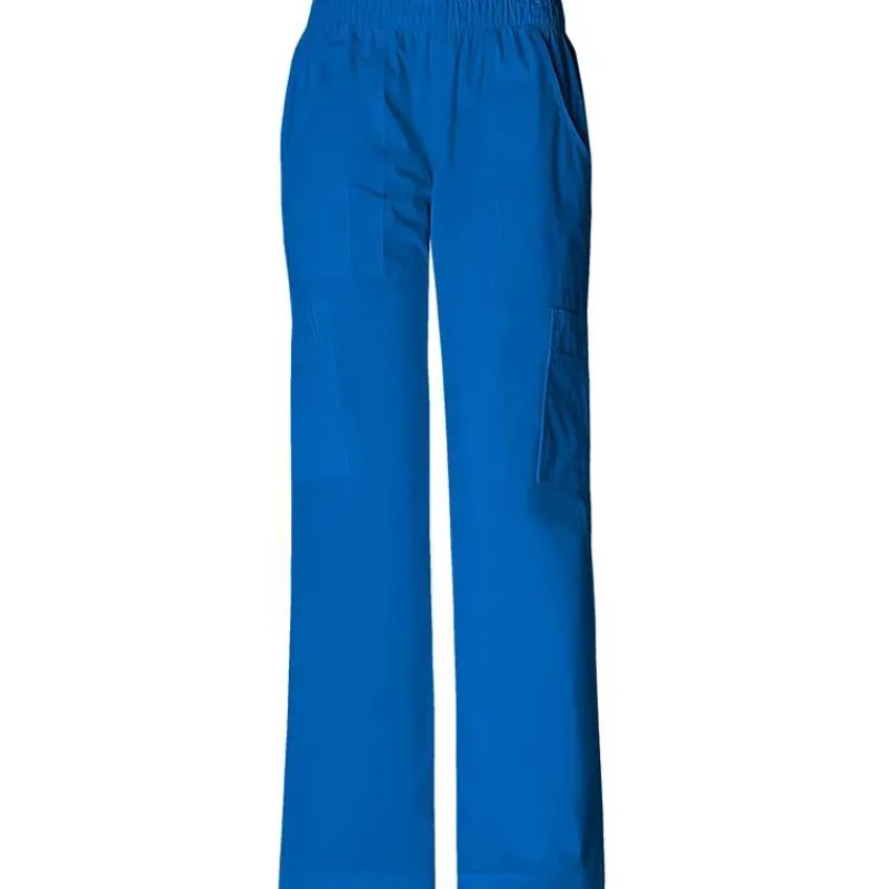 Cherokee Workwear Stretch Scrub Pants*Women's Elastic Waist Cargo Scrub Pants - Tall