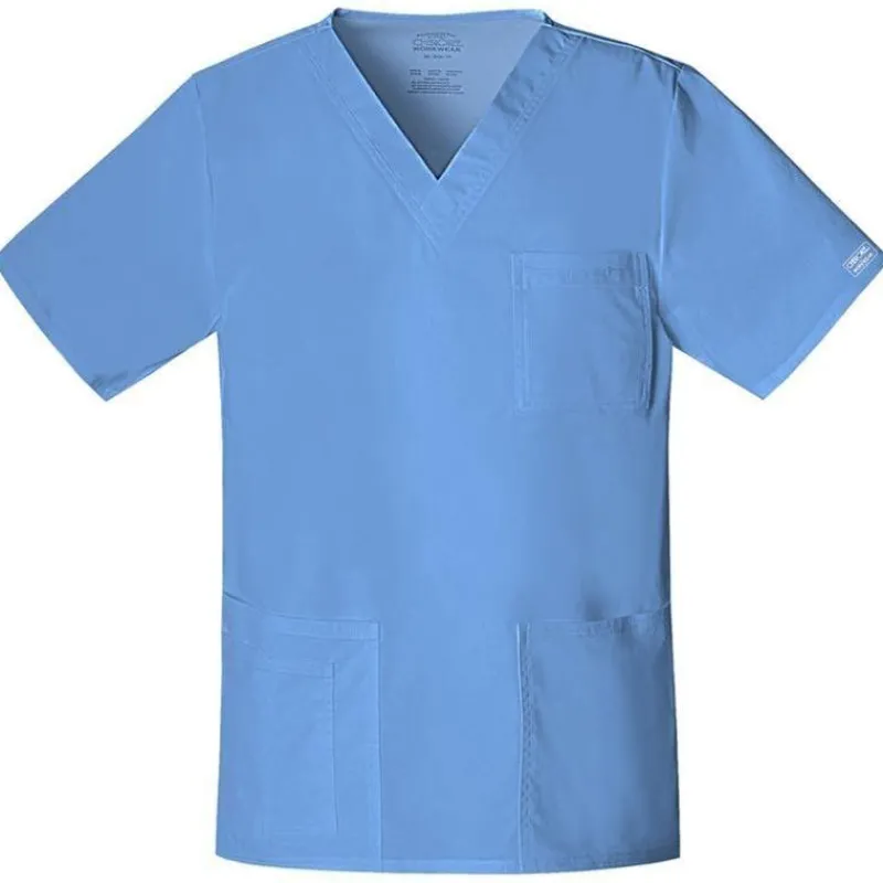 Cherokee Workwear Stretch Scrub Tops*V-Neck Unisex Scrub Top