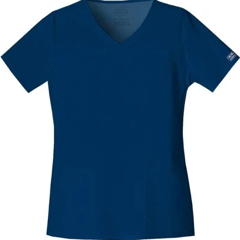 Cherokee Workwear Stretch Scrub Tops*Women's V-Neck Scrub Top