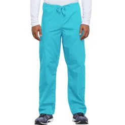 Cherokee Workwear Scrub Pants*Unisex Drawstring Cargo Pocket Scrub Pants - Short