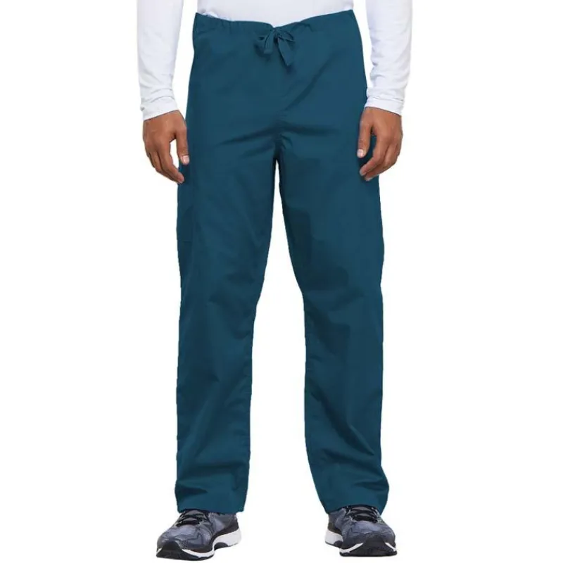 Cherokee Workwear Scrub Pants*Unisex Drawstring Cargo Pocket Scrub Pants - Short