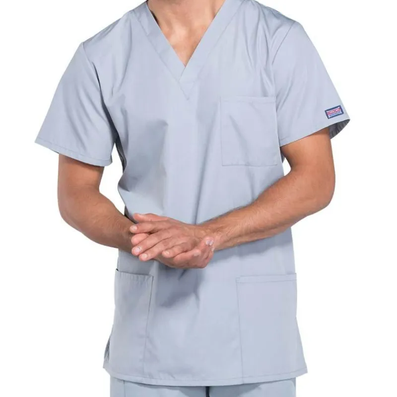 Cherokee Workwear Scrub Tops*Unisex 3-Pocket Scrub Top