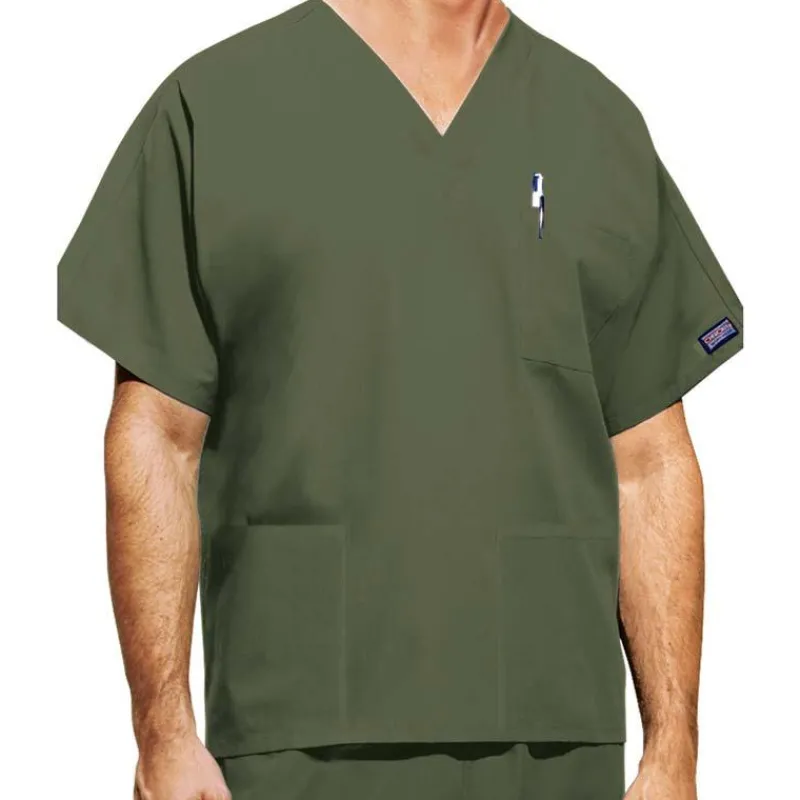 Cherokee Workwear Scrub Tops*Unisex 3-Pocket Scrub Top