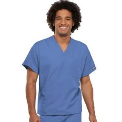 Cherokee Workwear Scrub Tops*Unisex V-Neck Scrub Top