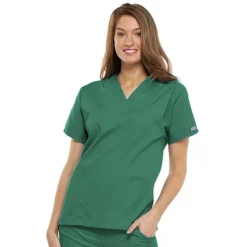 Cherokee Workwear Scrub Tops*V-Neck Tunic Scrub Top