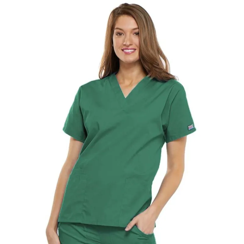 Cherokee Workwear Scrub Tops*V-Neck Tunic Scrub Top