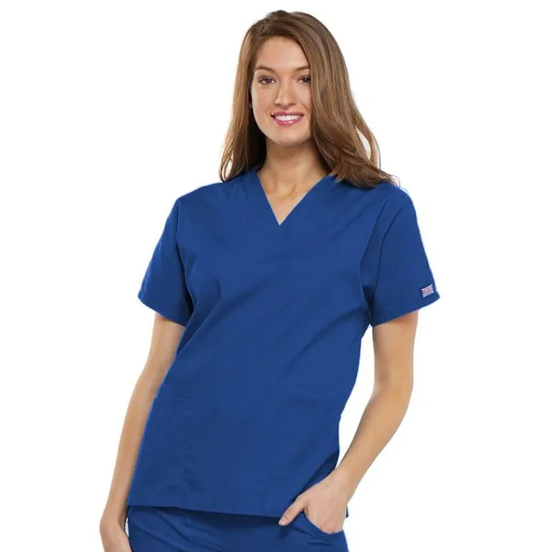 Cherokee Workwear Scrub Tops*V-Neck Tunic Scrub Top