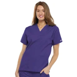 Cherokee Workwear Scrub Tops*V-Neck Tunic Scrub Top