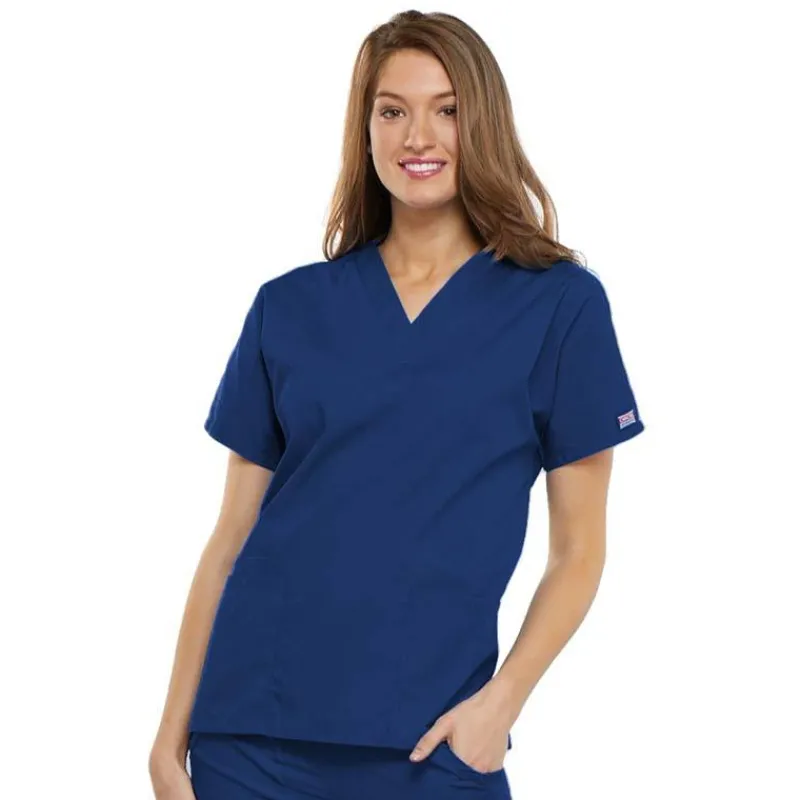 Cherokee Workwear Scrub Tops*V-Neck Tunic Scrub Top