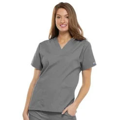 Cherokee Workwear Scrub Tops*V-Neck Tunic Scrub Top
