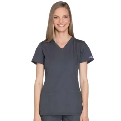 Cherokee Workwear Scrub Tops*Women's V-Neck Scrub Top
