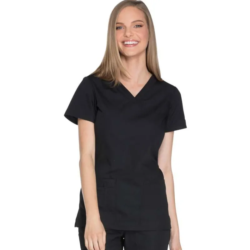 Cherokee Workwear Scrub Tops*Women's V-Neck Scrub Top