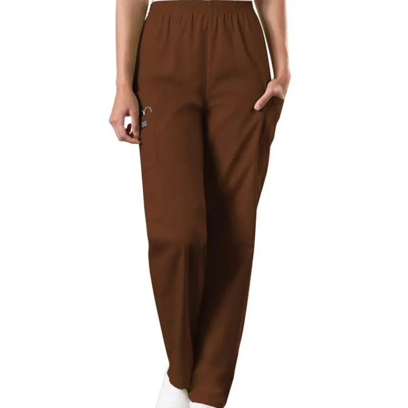Cherokee Workwear Scrub Pants*Women's Pull On Cargo Scrub Pants - Petite