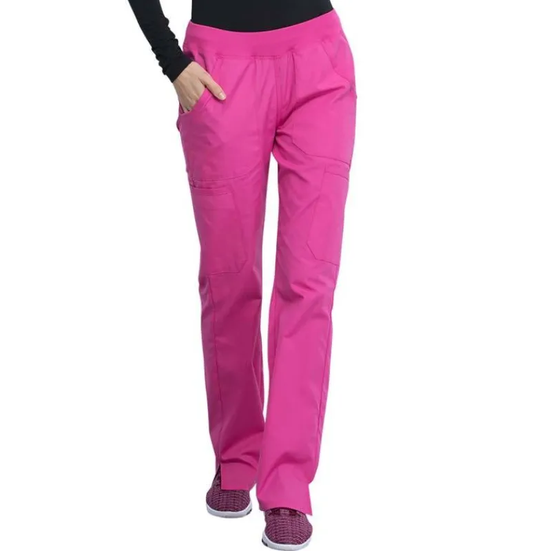 Cherokee Workwear Scrub Pants*Women's Pull-On Cargo Scrub Pant