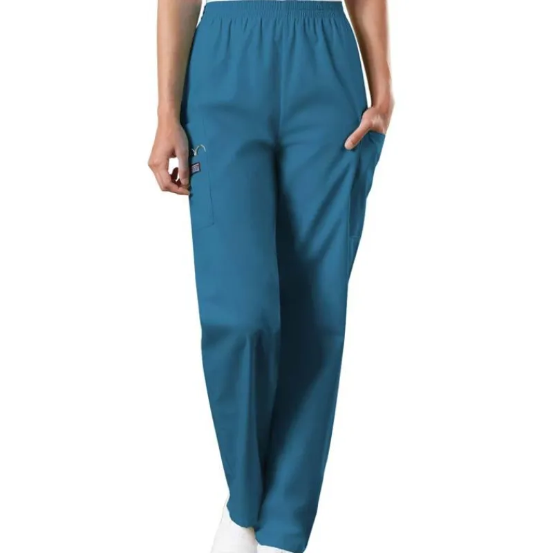 Cherokee Workwear Scrub Pants*Women's Pull On Cargo Scrub Pants - Tall