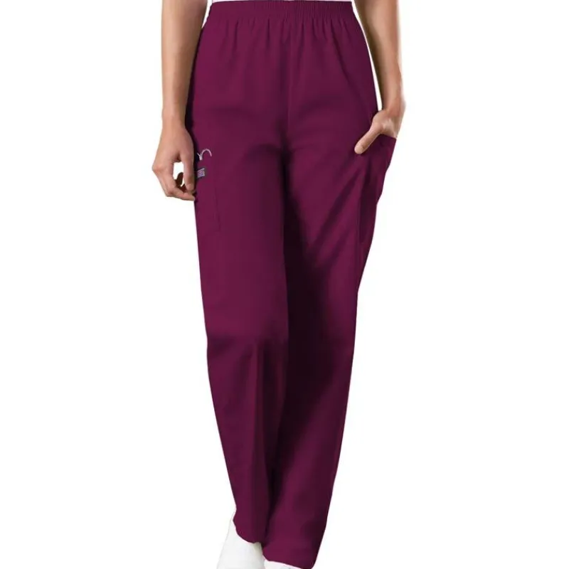Cherokee Workwear Scrub Pants*Women's Pull On Cargo Scrub Pants - Petite