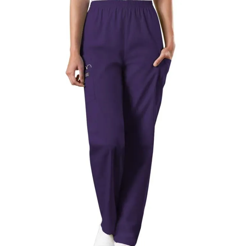 Cherokee Workwear Scrub Pants*Women's Pull On Cargo Scrub Pants - Petite
