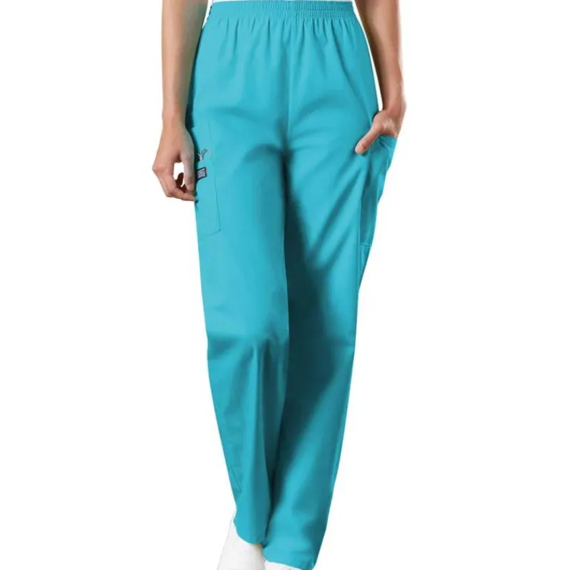 Cherokee Workwear Scrub Pants*Women's Pull On Cargo Scrub Pants