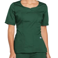 Cherokee Workwear Scrub Tops*Women's Novelty V-Neck Scrub Top