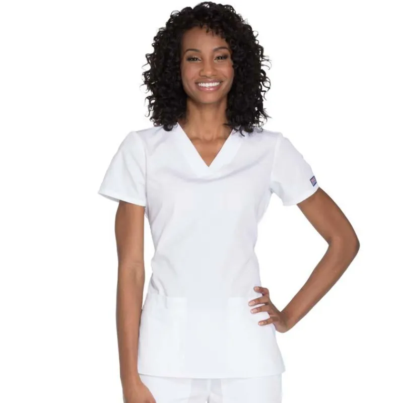 Cherokee Workwear Scrub Tops*Women's V-Neck Scrub Top