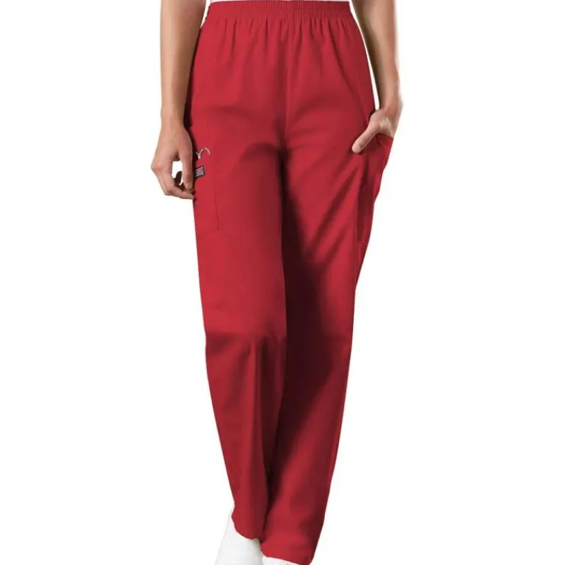Cherokee Workwear Scrub Pants*Women's Pull On Cargo Scrub Pants - Tall