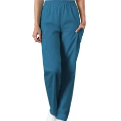 Cherokee Workwear Scrub Pants*Women's Pull On Cargo Scrub Pants - Petite