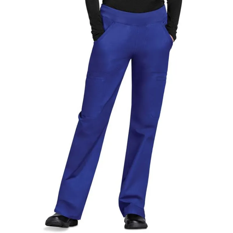 Cherokee Workwear Scrub Pants*Women's Pull-On Cargo Scrub Pant