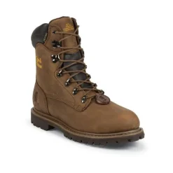 Chippewa Steel Toe | Work Boots*Men's 8-Inch Waterproof Ins Steel Toe Work Boots Brown