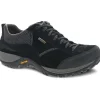 Dansko Footwear | Non-Slip Healthcare*Women's Paisley Waterproof Athletic Oxford Black/black Suede