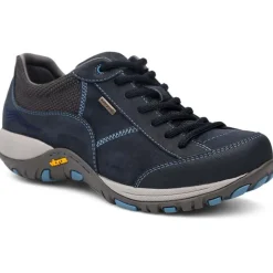 Dansko Footwear | Non-Slip Healthcare*Women's Paisley Waterproof Athletic Oxford Navy Milled Nubuck