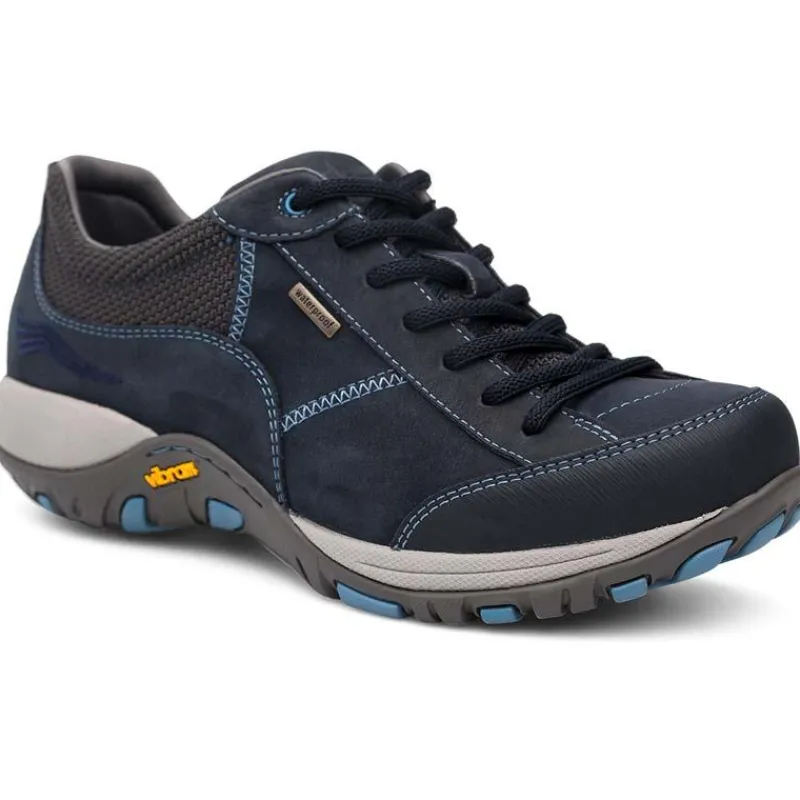 Dansko Footwear | Non-Slip Healthcare*Women's Paisley Waterproof Athletic Oxford Navy Milled Nubuck