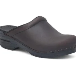 Dansko Footwear | Clogs*Women's Sonja Antique Brown Oiled Clog Antique Brown/black