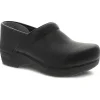 Dansko Footwear | Non-Slip Healthcare*Women's XP 2.0 Waterpoof Pull Up Leather Clog- Wides Black
