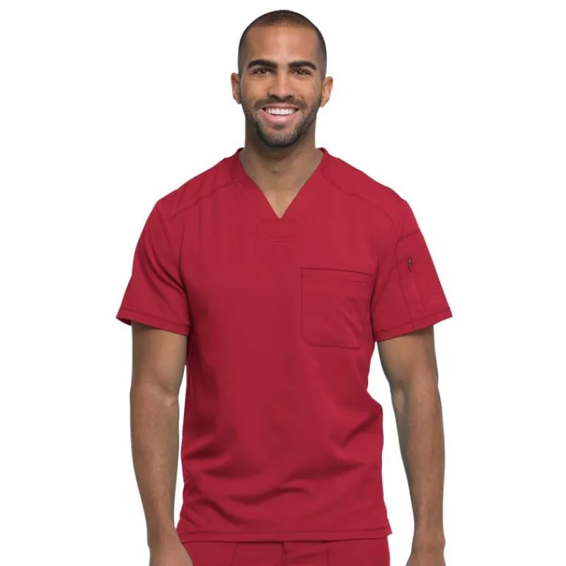 Dickies Dynamix Scrub Tops*Men's V-Neck Scrub Top