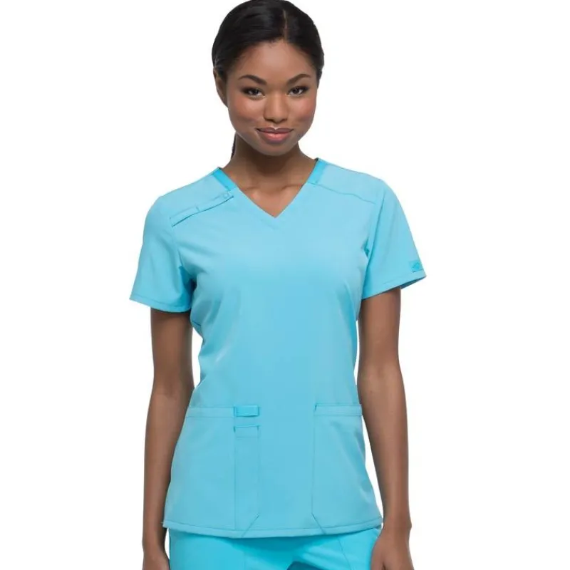 Dickies EDS Essentials Scrub Tops*Women's V-Neck Scrub Top