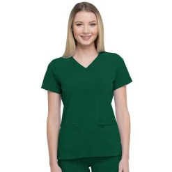 Dickies EDS Essentials Scrub Tops*Women's Mock Wrap Scrub Top