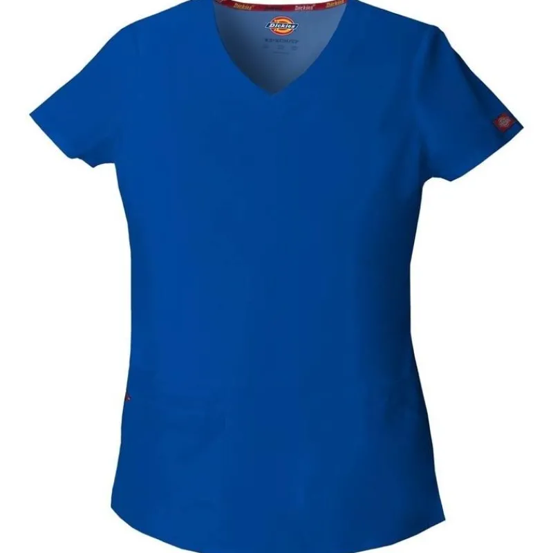Dickies EDS Signature Scrub Tops*Women's Jr. Fit V-Neck Scrub Top