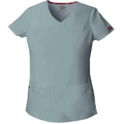 Dickies EDS Signature Scrub Tops*Women's Jr. Fit V-Neck Scrub Top
