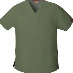 Dickies EDS Signature Scrub Tops*Women's Missy Fit V-Neck Scrub Top