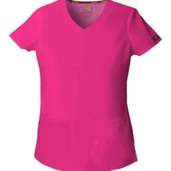 Dickies EDS Signature Scrub Tops*Women's Jr. Fit V-Neck Scrub Top
